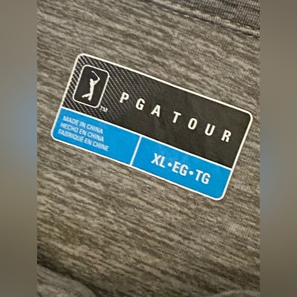 𝅺pga Tour🏌🏽Mens Sz-XL-1/4 Zip Long Sleeve Pullover Polo Gently Used Condition - Picture 11 of 16